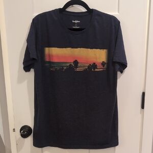 Goodfellow & Co Blue Scenic Short Sleeve Tee